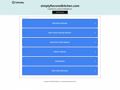 simplyflavoredkitchen.com snapshot
