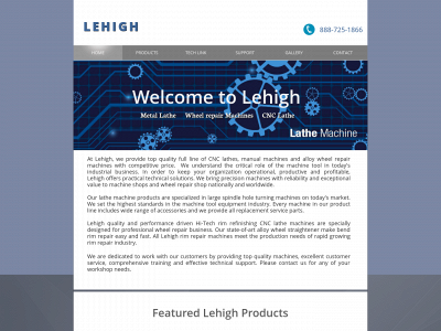 lehighmachinery.com snapshot