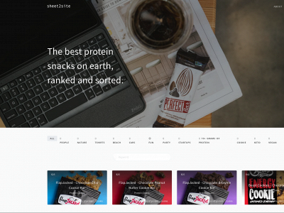 proteinlist.com snapshot