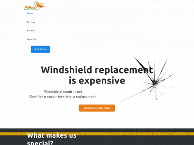 pelicanautoglassrepair.com snapshot