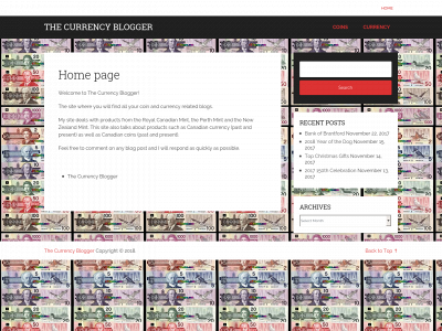thecurrencyblogger.com snapshot