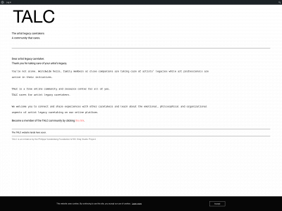 talctalks.org snapshot