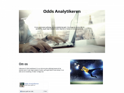 oddsanalytikeren.dk snapshot
