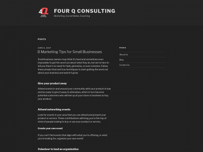 fourqconsulting.com snapshot