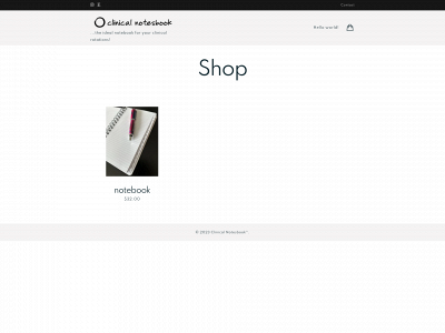 clinicalnotesbook.com snapshot