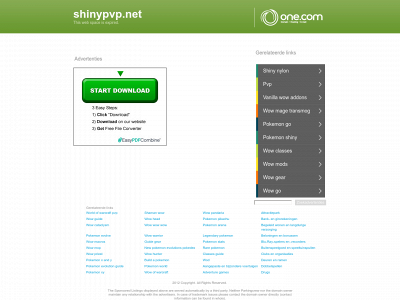 shinypvp.net snapshot