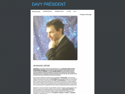 jeandavypresident.fr snapshot