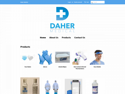 shopdahermedical.com snapshot