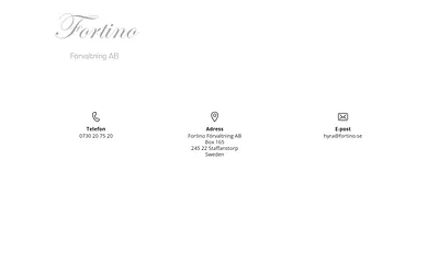 fortino.se snapshot