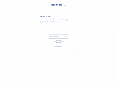 kleo.dk snapshot