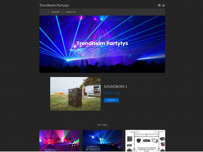 partylys-trd.no snapshot