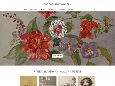 www.saturdaygalleryart.com snapshot