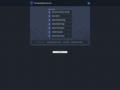 thunderheadsound.com snapshot