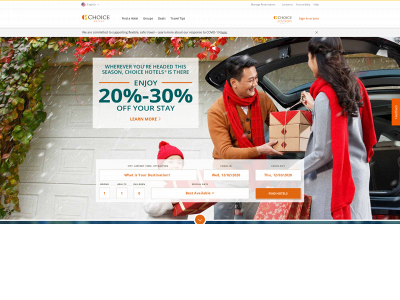 www.choicehotels.com snapshot