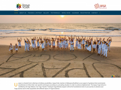 www.upaya-yoga.com snapshot