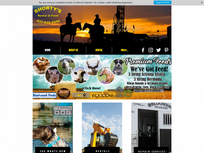 shortysrentalcenter.com snapshot