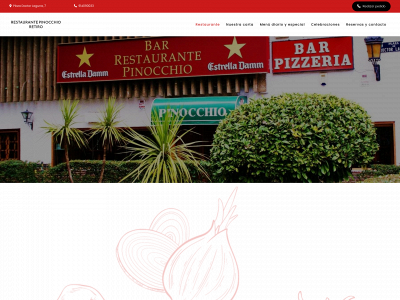 www.restaurantepinocchioretiro.es snapshot