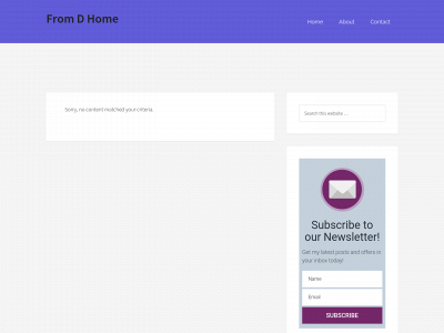 fromdhome.com snapshot