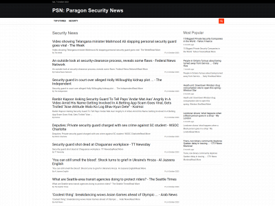 paragonsecurity.com snapshot
