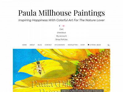 paulamillhousepaintings.com snapshot