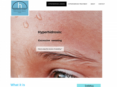 hyperhidrosislondon.com snapshot