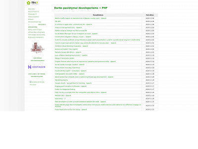hire.lt snapshot
