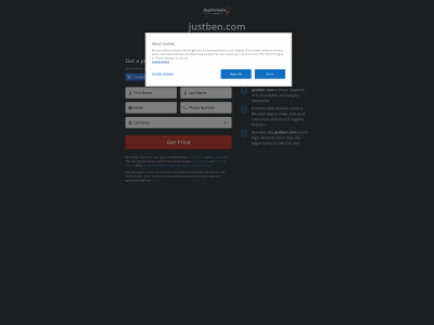 justben.com snapshot