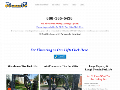 www.reconditioned-forklifts.com snapshot
