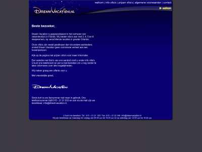dreamvacation.nl snapshot