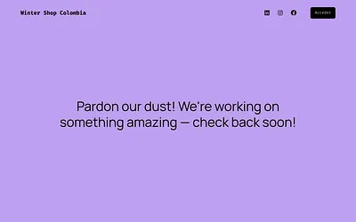 wintershopcolombia.com snapshot