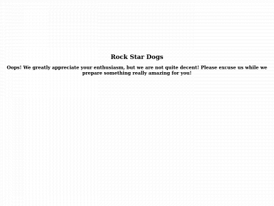 rock-star-dogs.com snapshot