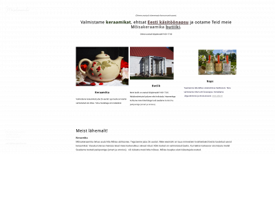 www.keraamika.ee snapshot