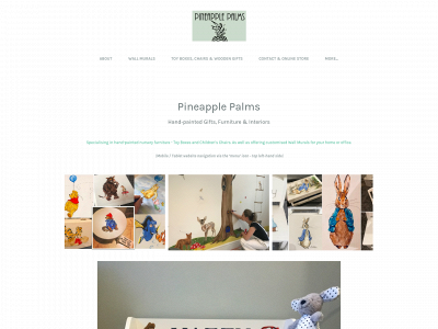 www.pineapplepalms.co.uk snapshot
