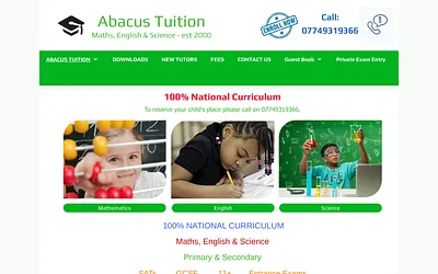abacustuition.co.uk snapshot