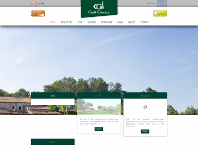 www.golfgirona.com snapshot