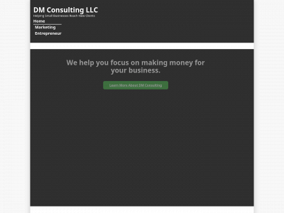 dm-consultingllc.com snapshot