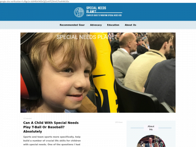 specialneedsplanet.com snapshot
