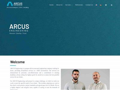 arcusengineering.org snapshot