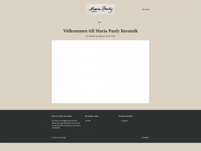mariapaulykeramik.se snapshot