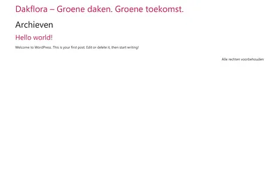 dakflora.nl snapshot