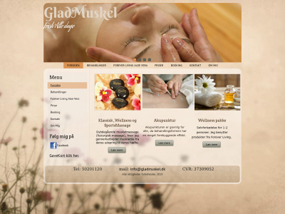 gladmuskel.dk snapshot