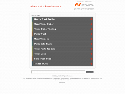 adventuretrucksolutions.com snapshot