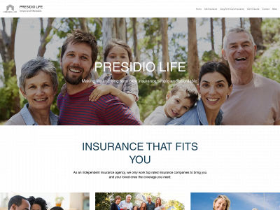 presidiolife.com snapshot