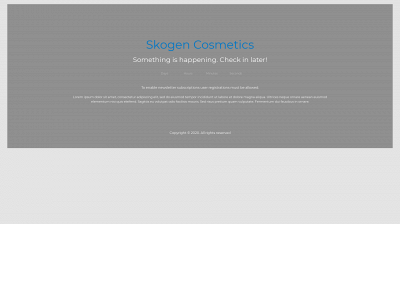 skogencosmetics.org snapshot
