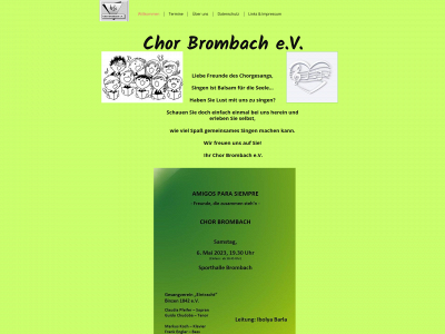 chor-brombach.de snapshot