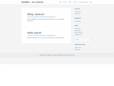 seewell-ecointeriors.com snapshot