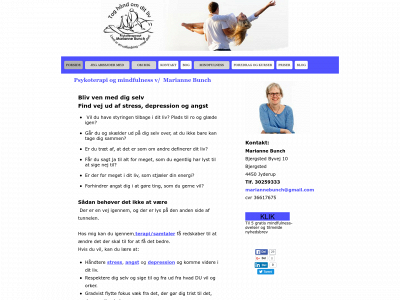 www.mariannebunch.dk snapshot