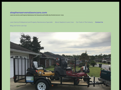 stephenservenslawncare.com snapshot