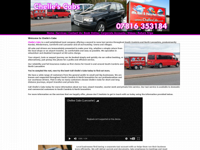 chellescabs.co.uk snapshot