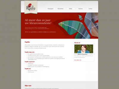 papilliokleuradvies.be snapshot